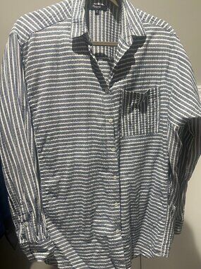 Madewell Oversized Blue/White Striped Tunic